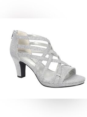 easy street Women's Bee Zip Platform Sandals Size 9 1/2